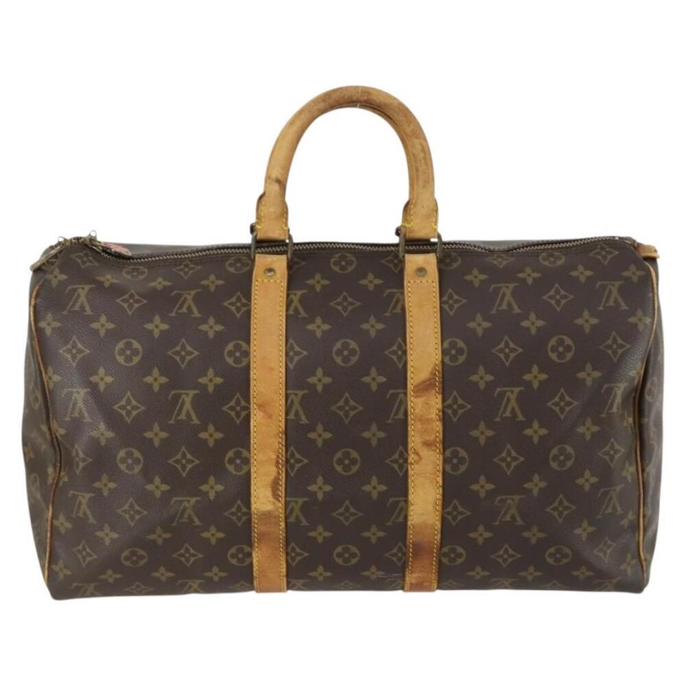 LOUIS VUITTON Monogram Keepall 45 Boston Bag M41428 LV Auth BA8828 - Picture 2 of 16